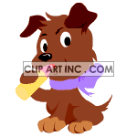 Animated baby puppy drinking out of a bottle animation. Commercial use animation # 119375