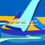 Kids tubing at the waterpark clipart. Royalty-free image # 120075