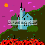   halloween october ghost ghosts haunted house pumpkin pumpkins night  Halloween_castle_ghost001.gif Animations 2D Holidays Halloween 