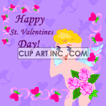   valentines day love valentine cupid angel angels heart hearts  0_valentines024.gif Animations 2D Holidays Valentines 