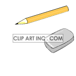 object_pencil_eraser001 clipart. Commercial use image # 121216