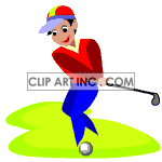   golf golfer golfers  golf006.gif Animations 2D Sports Golf 