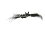 animated bat flying clipart. Commercial use image # 123582