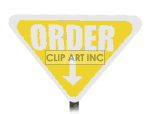 yield order sign animation. Commercial use animation # 123979