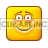 square emoticon animation. Commercial use animation # 127338