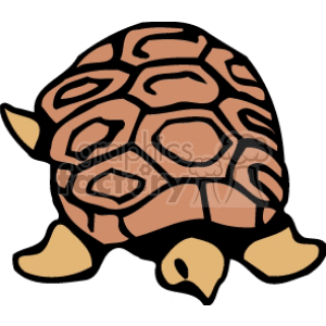 Abstract tortoise clipart. Royalty-free image # 129941