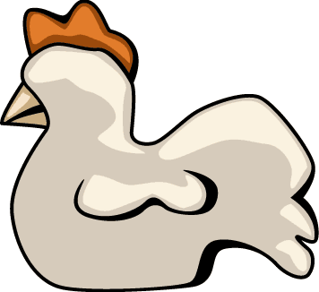 Abstract cartoon rooster clipart. Royalty-free image # 130623