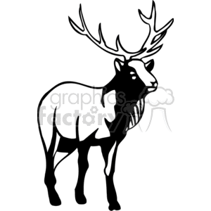   deer deers buck elk  PAB0165.gif Clip Art Animals Deer 