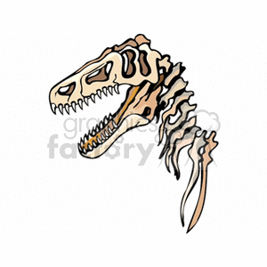 dinosaur dinosaurs ancient dino dinos bone bones skeleton skeletons  fossil.gif Clip Art Animals Dinosaur T rex Tyrannosaurus cartoon