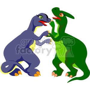 dino dinosaur dinosaurs dinos funny cartoon fighting   dino-01022yy Clip Art Animals Dinosaur 