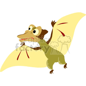 funny pterodactyl clipart. Commercial use image # 131513