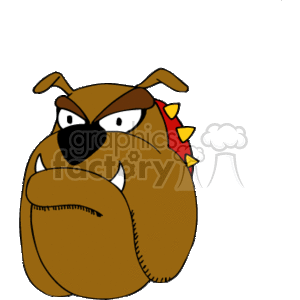 bulldog_001_color clipart. Commercial use image # 131697