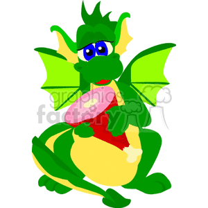  dragon dragons cartoon fantasy   dragon021yy Clip Art Animals Dragons green meat