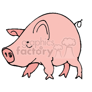 PIG03 clipart. Royalty-free image # 132108
