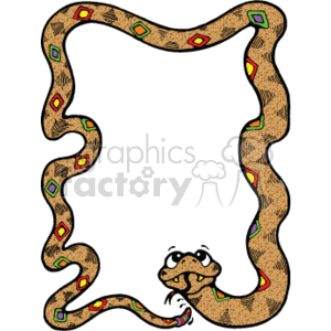  country style snake snakes border borders   reptiles004PR_c Clip Art Animals Snakes 