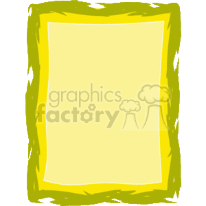 Green and yellow border clipart. Royalty-free image # 133841