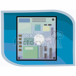 motherboard clipart. Commercial use image # 135096