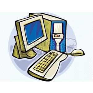   computer computers monitors monitor pc business electronics digital  workstation6121.gif Clip Art Business Computers 