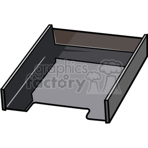   desk tray trays bin bins letter  BOS0114.gif Clip Art Business Supplies 