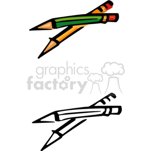   pencil pencils  BOS0134.gif Clip Art Business Supplies 