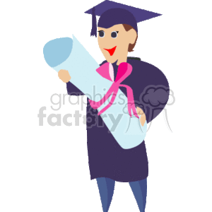 0_Graduation056 clipart. Commercial use image # 139440