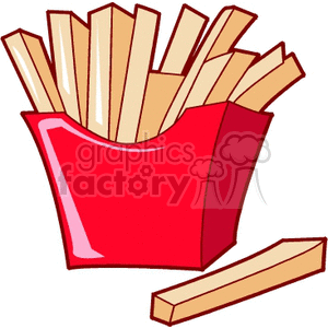 French fries clipart. Commercial use image # 140592