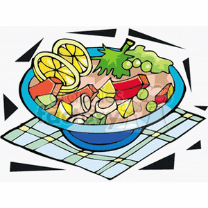   fruit salad salads bowl bowls  fruits141.gif Clip Art Food-Drink 