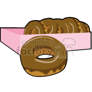 box of doughnuts clipart. Commercial use image # 141309