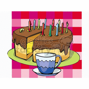   cake cakes dessert junkfood food birthday birthdays party parties  cake11121.gif Clip Art Food-Drink Bakery 
