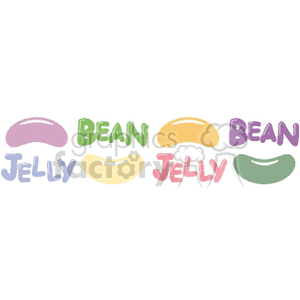   food candy sweets junkfood jellybeans jellybean  jellybean.gif Clip Art Food-Drink Candy 