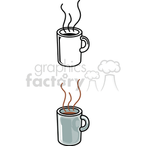 steaming cup clipart. Commercial use image # 141537