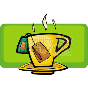 beverage beverages drink drinks cup cups coffee caffeine tea hot steam  teacup.gif Clip Art Food-Drink Drinks 