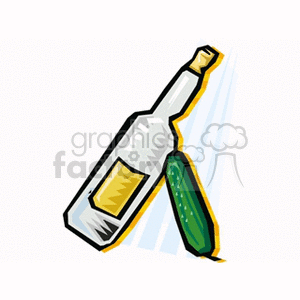   beverage beverages drink drinks wine glass bottle bottles champagne  vodka.gif Clip Art Food-Drink Drinks 