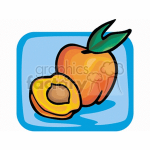  peaches clipart. Royalty-free image # 141903