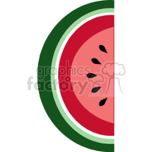 watermelon_0002 clipart. Commercial use image # 142072