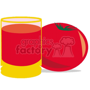 tomato and tomato juice clipart. Royalty-free image # 142281