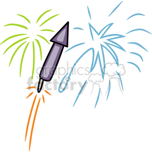 fireworks clipart. Royalty-free image # 142434