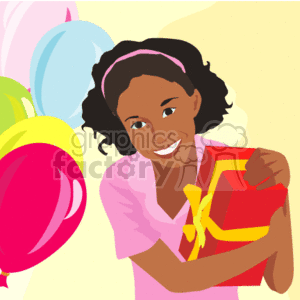   birthday birthdays party parties gift gifts present presents african american  0_birthday002.gif Clip Art Holidays Anniversaries 