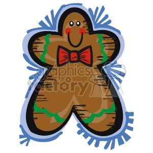 cartoon gingerbread clipart. Royalty-free image # 143493