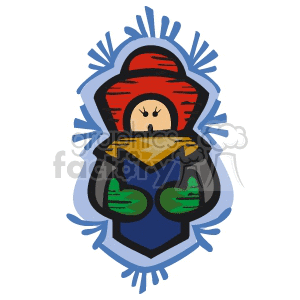Christmas caroler clipart. Commercial use image # 143529