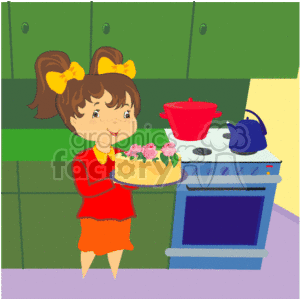   mom mommy mothers day happy mother kitchen kitchens stove stoves oven ovens  0_Mothers014.gif Clip Art Holidays Mothers Day 