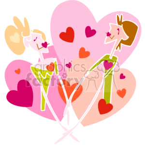   valentines day holidays love hearts heart couples  couples_love-033.gif Clip Art Holidays Valentines Day 