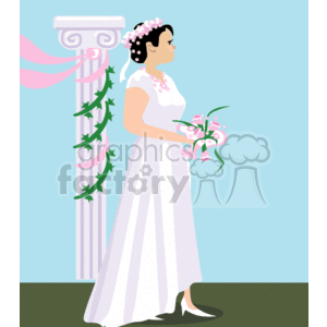 Bride clipart. Royalty-free image # 146200