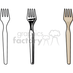   kitchen fork forks  BHK0118.gif Clip Art Household Kitchen utensil utensils 