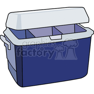   cooler coolers ice box  PHK0104.gif Clip Art Household Kitchen open