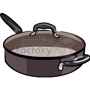   pan pans cooking kitchen  PHK0134.gif Clip Art Household Kitchen 