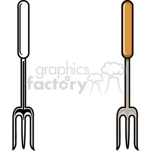   kitchen utensils fork forks silverware  PHK0146.gif Clip Art Household Kitchen 