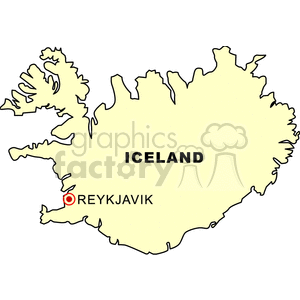   map maps iceland  mapiceland.gif Clip Art International Maps 