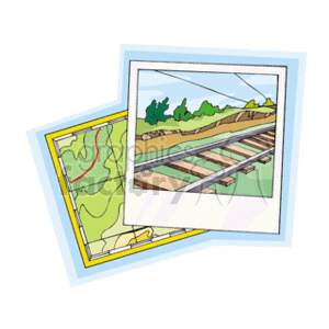   map maps train tracks rail rails trains  topomap_railways.gif Clip Art International Maps 