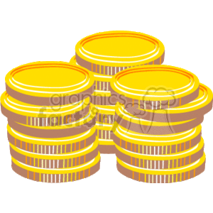 0_gold_coins002 clipart. Royalty-free image # 149660